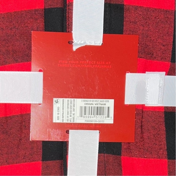 Wondershop Pajamas Woman’s Size 3X Red Black Plaid 2-Piece Family Sleep New - Picture 3 of 3
